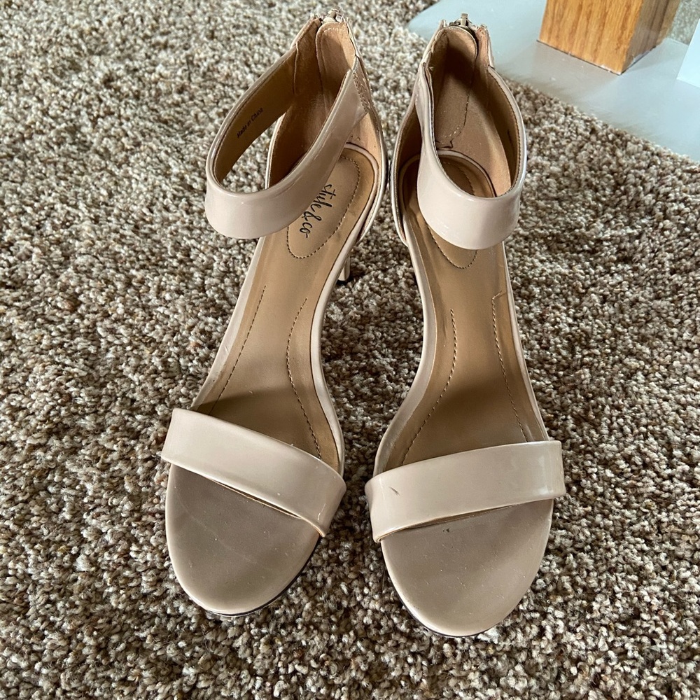 Style & Co Nude Heels